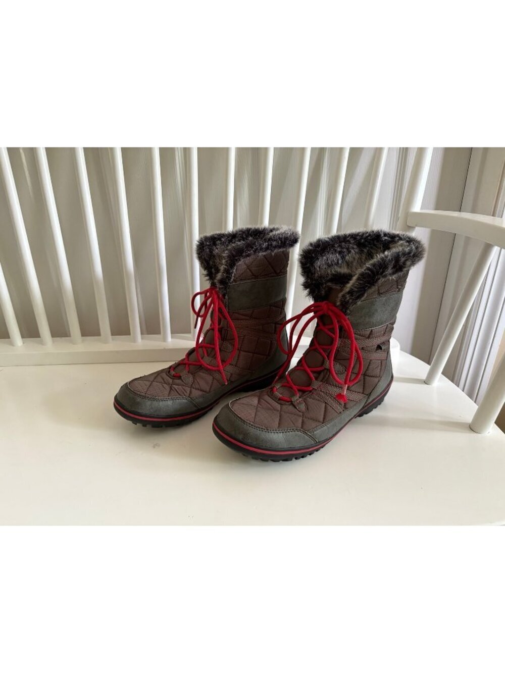 LL Bean Snow Harbor Quilted Womens Boots Winter